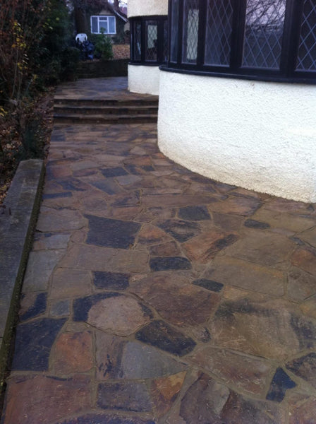 New Crazy Yorkstone Paving P.O.E