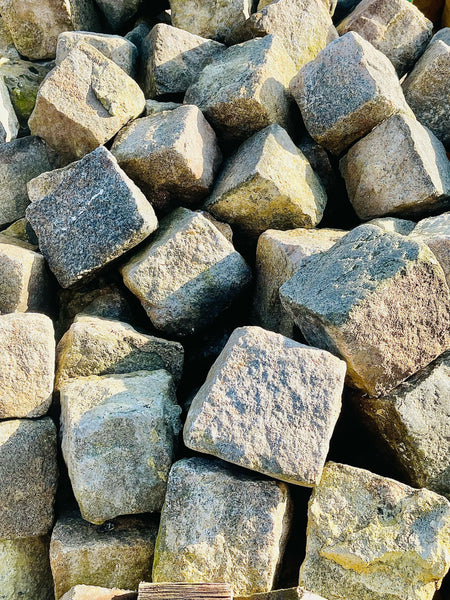 Reclaimed Yorkstone Cobbles P.O.E